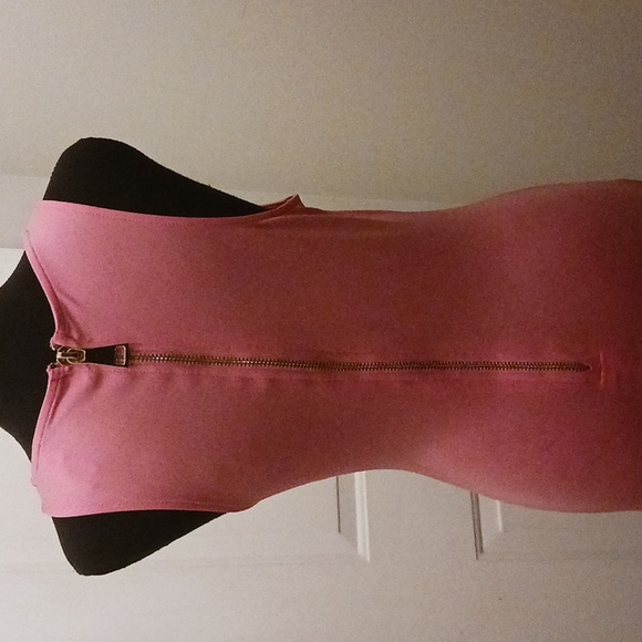 Pink Bodycon Sleeveless Maxi - Picture 3 of 4